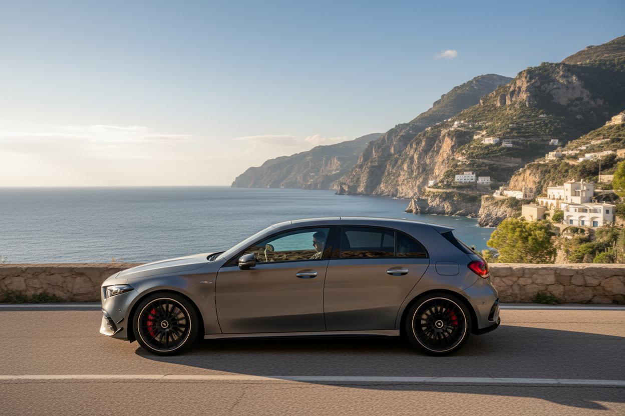 Mercedes A45S - Laterale costiera